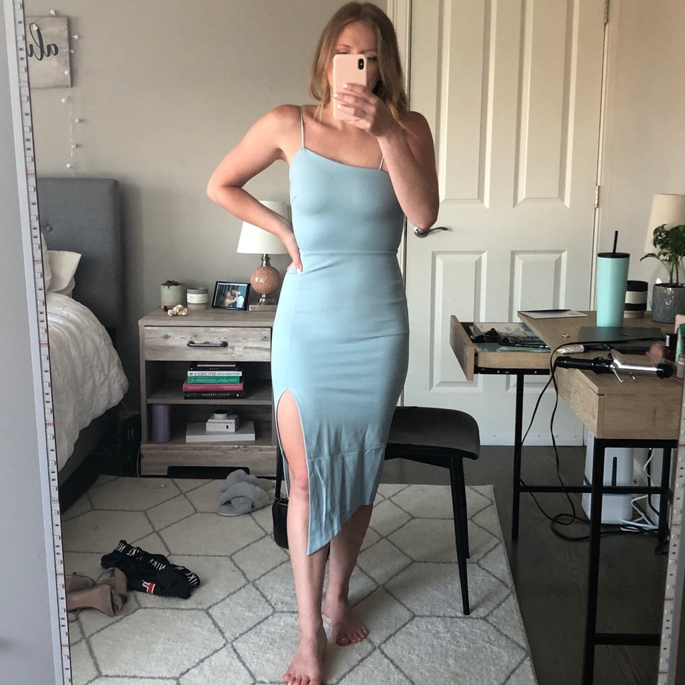 Blue Midi Dress